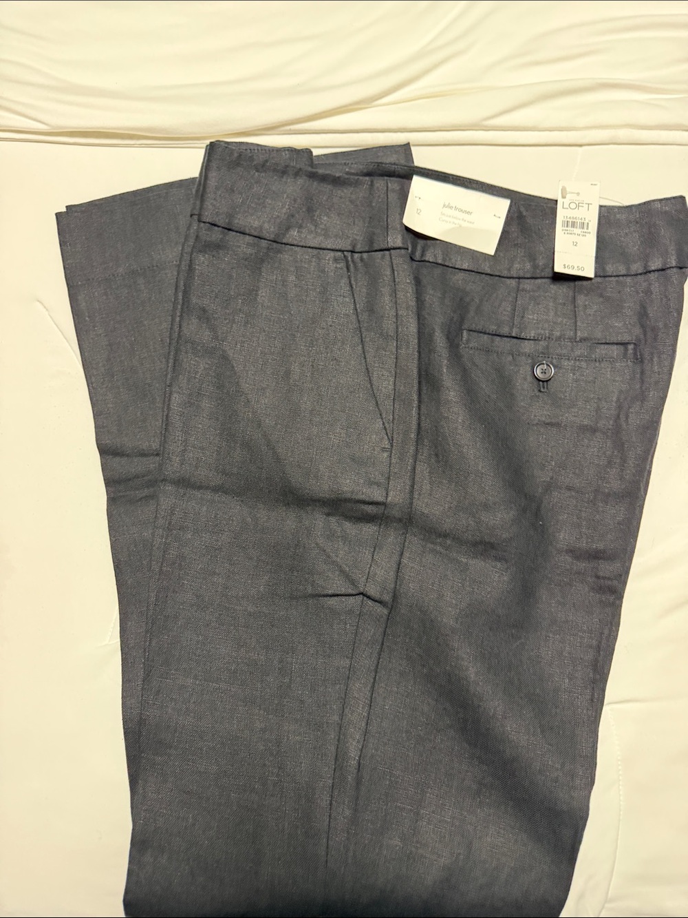 LOFT black Straight-Leg Dress Pants